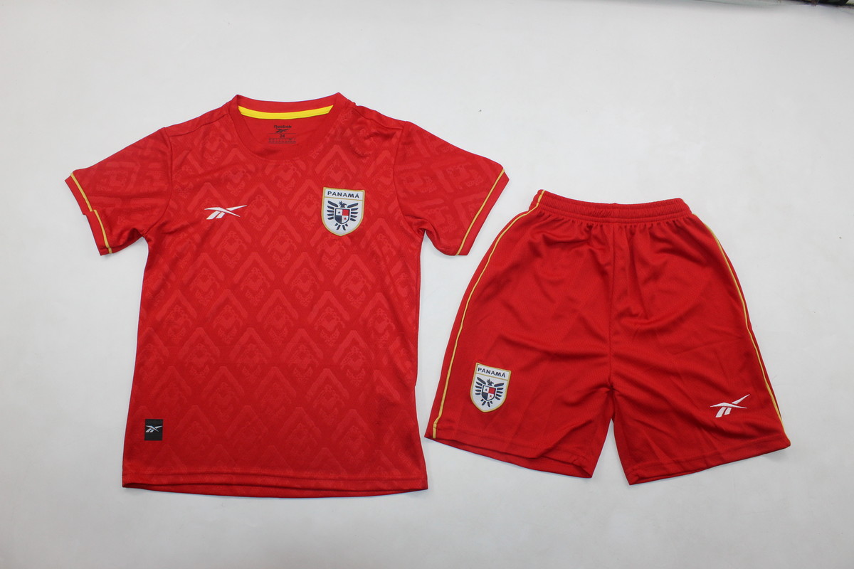 Kids-Panama 2024 Home Soccer Jersey